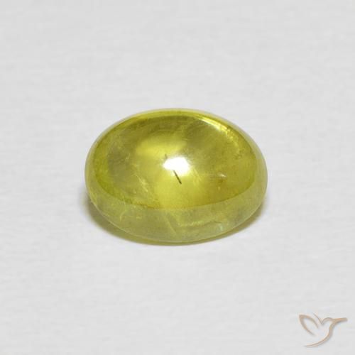1.79ct 天然 ミディアムイエロー スフェーン, 楕円形, 透明