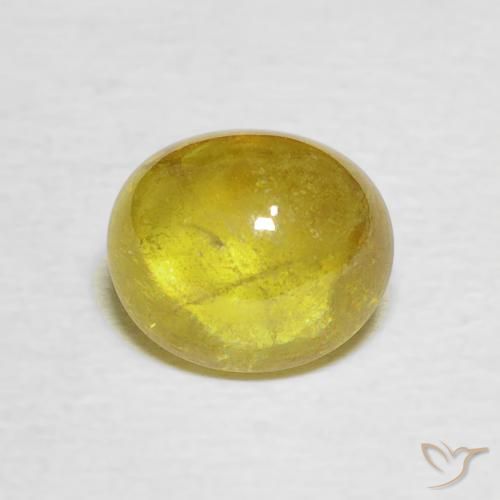 2.17ct 天然 茶色がかった黄色 スフェーン, 楕円形, 透明