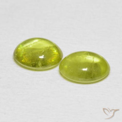 Shop natural 2.57ct 薄いレモンイエロー スフェーン gems, 楕円形, from スリランカ at GemSelect. In stock, global shipping!