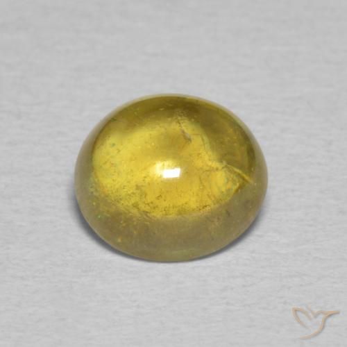 1.82ct 天然 ディジョンイエロー スフェーン, 楕円形, 透明