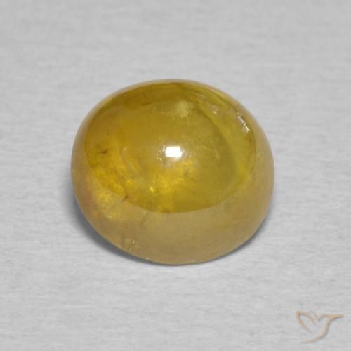 2.06ct 天然 茶色がかったゴールド スフェーン, 楕円形, 透明