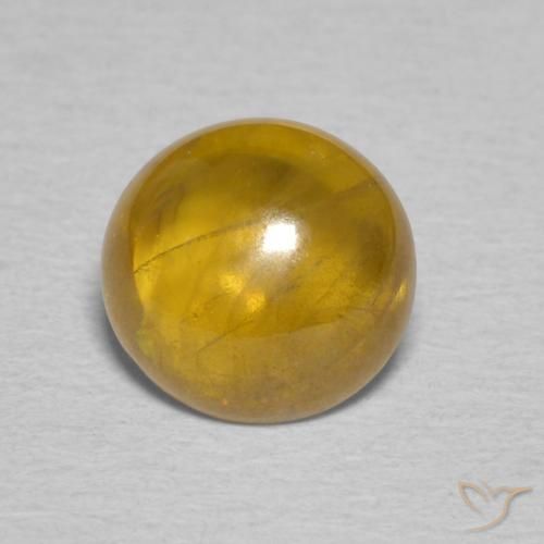 2.08ct 天然 ゴールド スフェーン, 楕円形, 透明