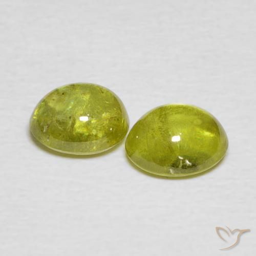 Shop natural 2.10ct 黄みがかったグリーン スフェーン gems, 楕円形, from スリランカ at GemSelect. In stock, global shipping!