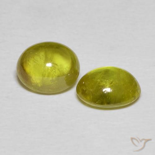 Shop natural 3.13ct ウォームフォレストグリーン スフェーン gems, 楕円形, from スリランカ at GemSelect. In stock, global shipping!
