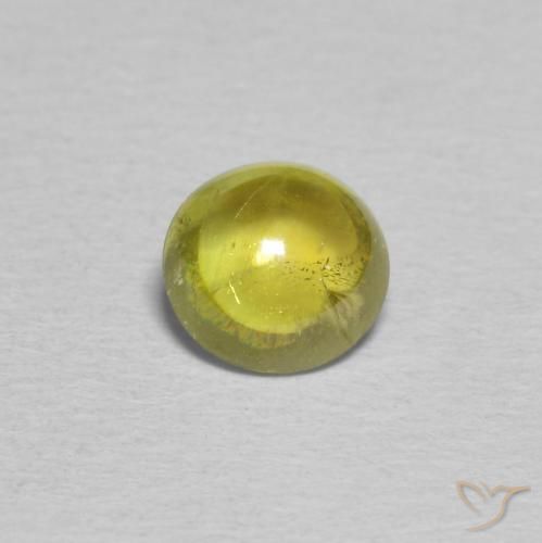 0.94ct 天然 ミディアムイエロー スフェーン, 楕円形, 透明