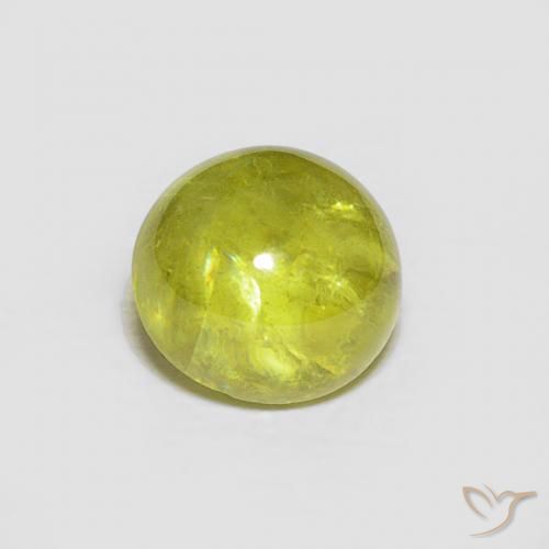 1.80ct 天然 ウォームフォレストグリーン スフェーン, 楕円形, 透明