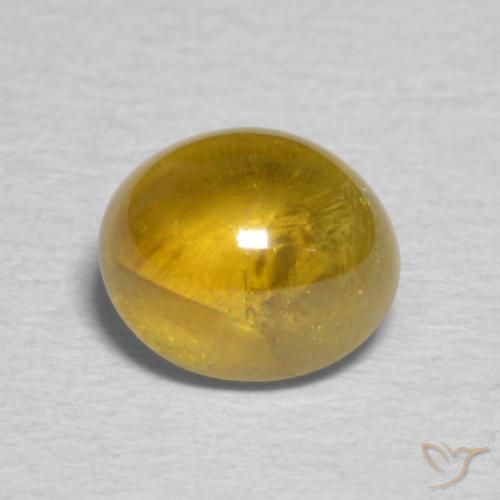 1.74ct 天然 ゴールド スフェーン, 楕円形, 透明