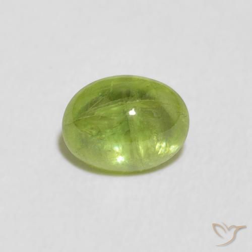 0.85ct 天然 ライトグリーン スフェーン, 楕円形, 透明