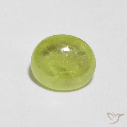 1.15ct 天然 ライブリーグリーン スフェーン, 楕円形, 透明