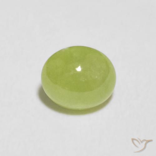0.85ct 天然 鮮やかなグリーン スフェーン, 楕円形, 透明