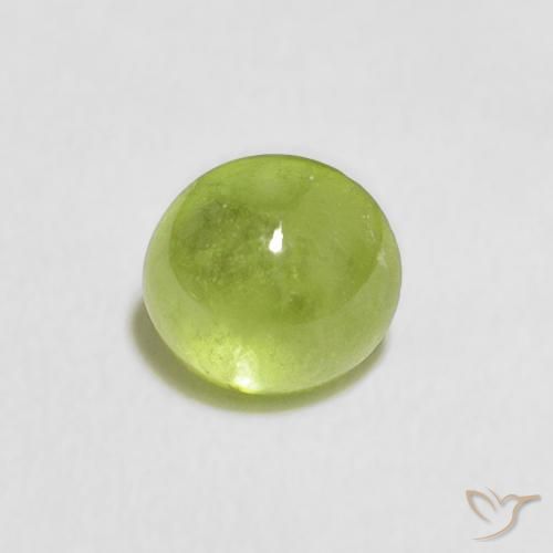 1.16ct 天然 ミディアムグリーン スフェーン, 楕円形, 透明
