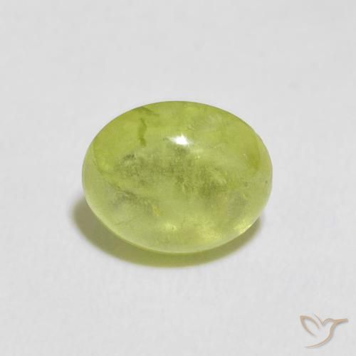 グリーンスフェーン 宝石 ルース 6．26CT : ジュエル