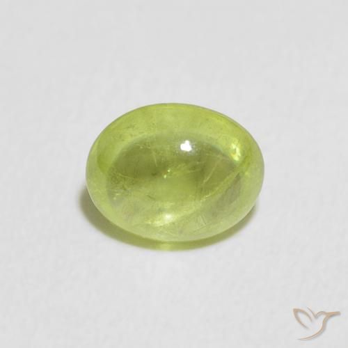 1.94ct 天然 ミディアムグリーン スフェーン, 楕円形, 透明