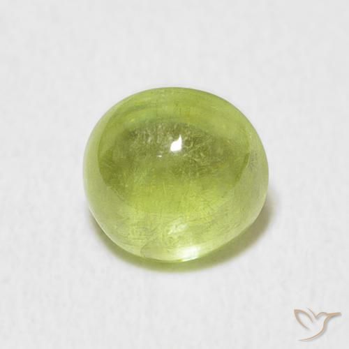 1.67ct 天然 ライムグリーン スフェーン, 楕円形, 透明