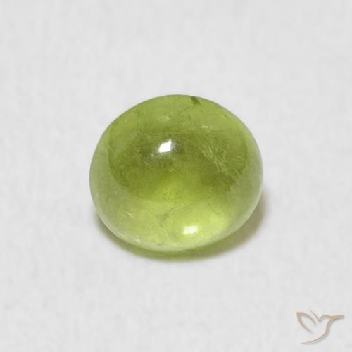 0.69ct 天然 鮮やかなグリーン スフェーン, 楕円形, 透明