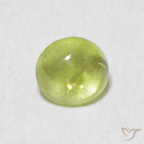 0.74ct 天然 ライムグリーン スフェーン, 楕円形, 透明