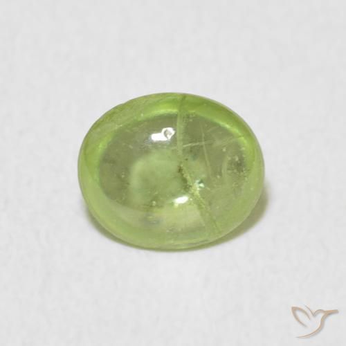 1.02ct 天然 ライトグリーン スフェーン, 楕円形, 透明