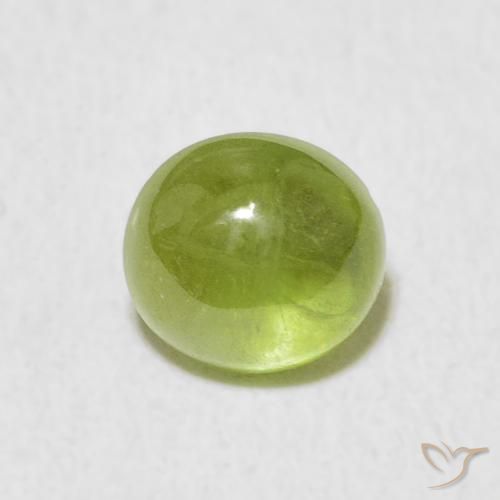 1.64ct 天然 ライブリーグリーン スフェーン, 楕円形, 透明