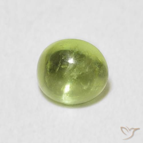 0.96ct 天然 ライブリーグリーン スフェーン, 楕円形, 透明