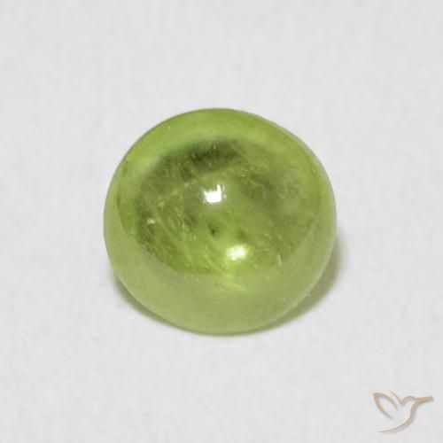 1.33ct 天然 ミディアムグリーン スフェーン, 楕円形, 透明
