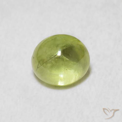 1.42ct 天然 ライムグリーン スフェーン, 楕円形, 透明