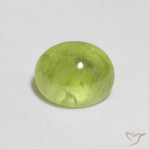 1.04ct 天然 ライブリーグリーン スフェーン, 楕円形, 透明