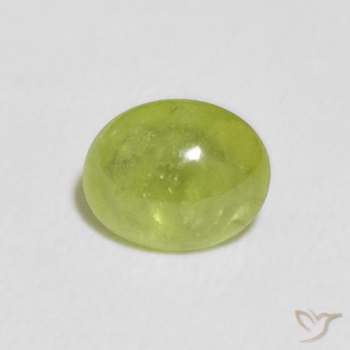 1.15ct 天然 ライブリーグリーン スフェーン, 楕円形, 透明
