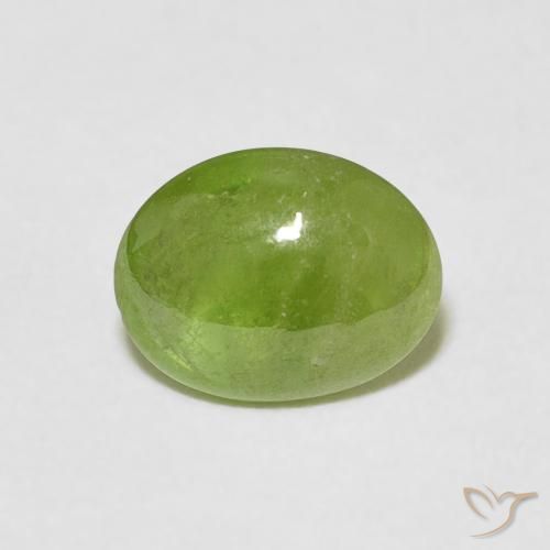 1.16ct 天然 ミディアムグリーン スフェーン, 楕円形, 透明