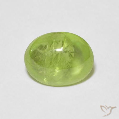 1.60ct 天然 薄いライブリーグリーン スフェーン, 楕円形, 透明