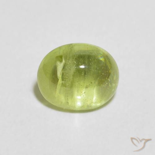 1.20ct 天然 ライブリーグリーン スフェーン, 楕円形, 透明