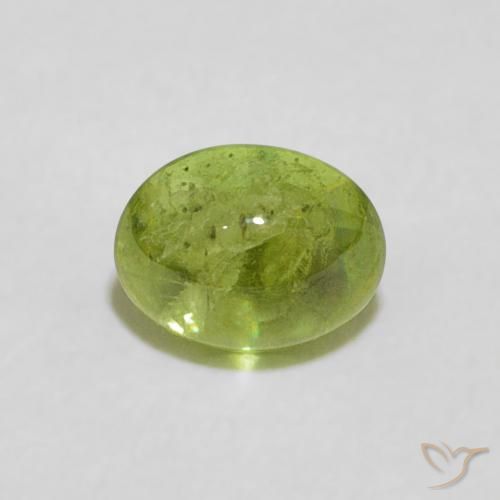 0.82ct 天然 ライブリーグリーン スフェーン, 楕円形, 透明
