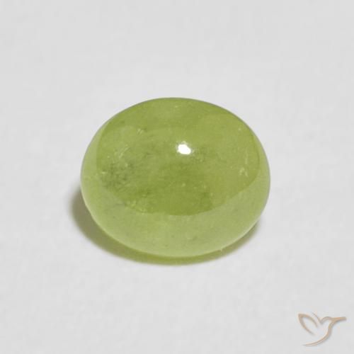 0.82ct 天然 ライブリーグリーン スフェーン, 楕円形, 透明