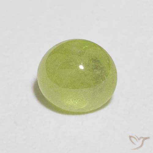 0.82ct 天然 ライブリーグリーン スフェーン, 楕円形, 透明