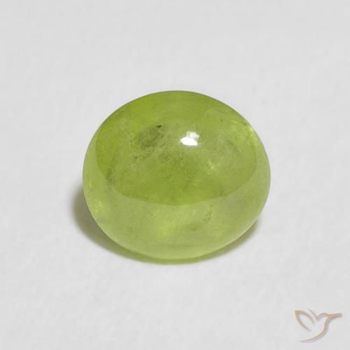 1.19ct 天然 ライブリーグリーン スフェーン, 楕円形, 透明