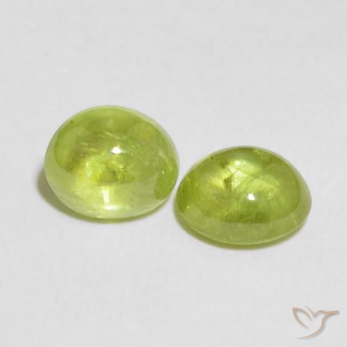 Shop natural 2.74ct ライブリーグリーン スフェーン gems, 楕円形, from スリランカ at GemSelect. In stock, global shipping!