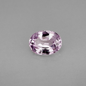 1.27カラットの天然ピンクがかった紫スピネル（7.5×5.6 mm・オーバルカット）