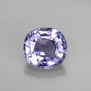1.75カラットの天然バイオレットスピネル（7.6×7.1 mm・クッションカット）