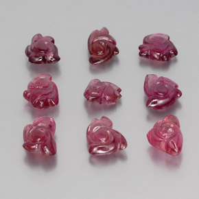 カラットの天然ローズレッドスピネル（7.6×7 mm・ファンシーシェイプ）
