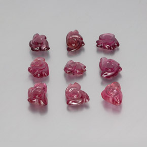 カラットの天然ローズレッドスピネル（7.6×7 mm・ファンシーシェイプ）