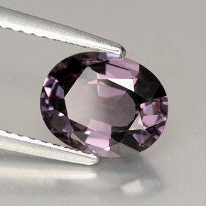 1.99カラットの天然グレーバイオレットスピネル（9.1×7.1 mm・オーバルカット）