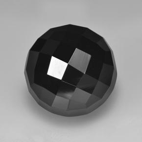 8.89カラットの天然黒スピネル（11.82 mm・ラウンドカット）