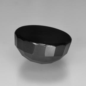 8.89カラットの天然黒スピネル（11.82 mm・ラウンドカット）