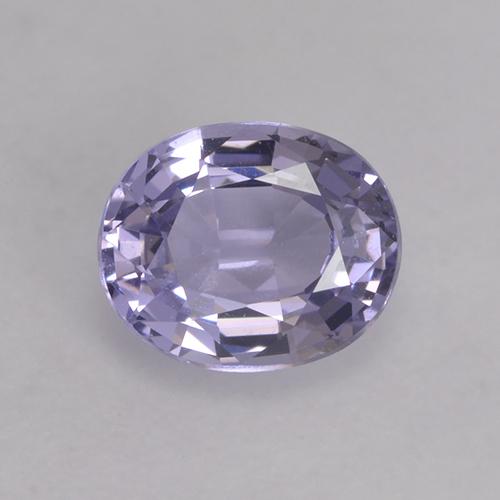 0.80カラットの天然ミディアム薄いバイオレットスピネル（6.2×5.1 mm・オーバルカット）