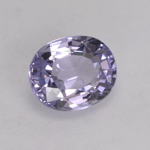 0.80カラットの天然ミディアム薄いバイオレットスピネル（6.2×5.1 mm・オーバルカット）