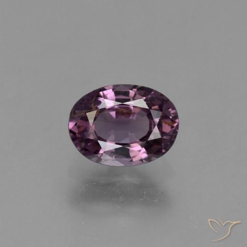 1.08ct 天然 ディープパープル スピネル, 楕円形, VS-SI