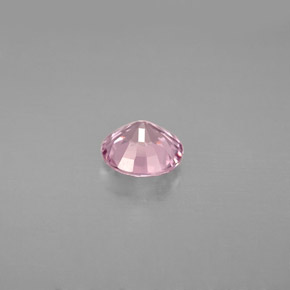 0.95カラットの天然紫がかったピンクスピネル（6.03 mm・ラウンドカット）