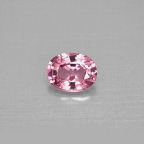 1.14カラットの天然紫がかったピンクスピネル（7.3×5.7 mm・オーバルカット）