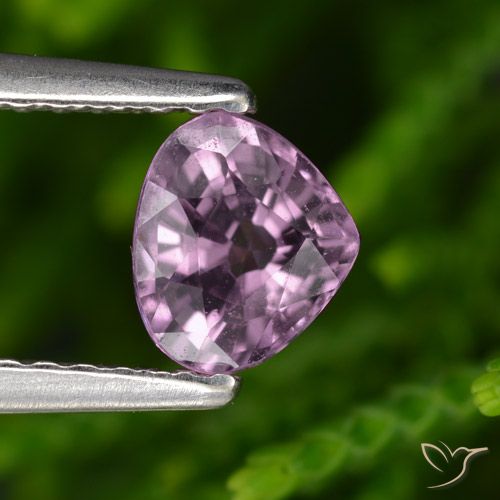 0.67ct 天然 ミディアム薄いパープル スピネル, 洋梨の形, VS-SI