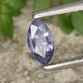 0.27カラットの天然バイオレットスピネル（5.6×3.1 mm・マーキス）