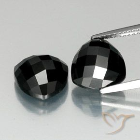 8.89ctw 天然 ブラック スピネル, トリリオン, オペーク